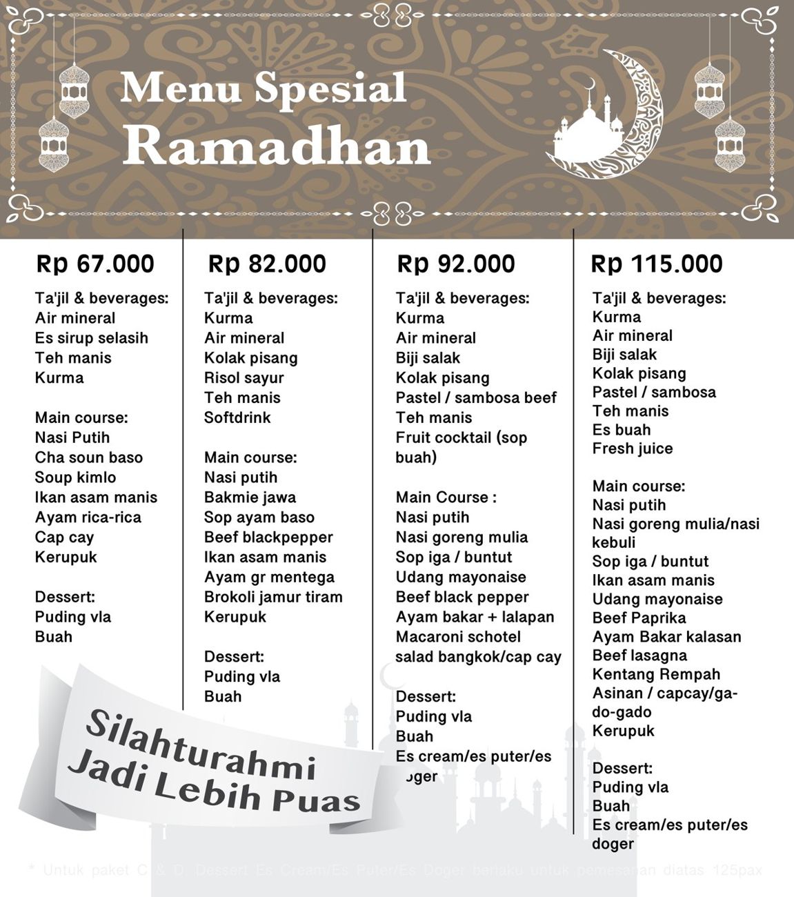 Galeri acara Mulia Catering Jabodetabek