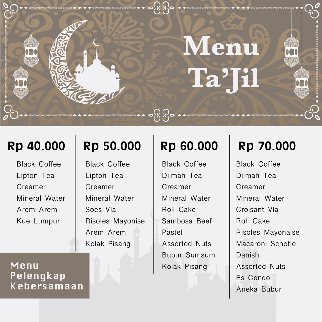Galeri acara Mulia Catering Jabodetabek