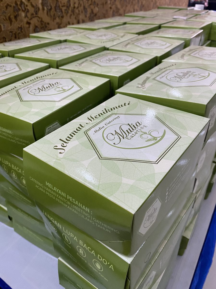Kemasan Berlogo Mulia Catering Jabodetabek